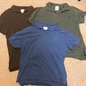 Lot of 3 J Crew Vintage polo